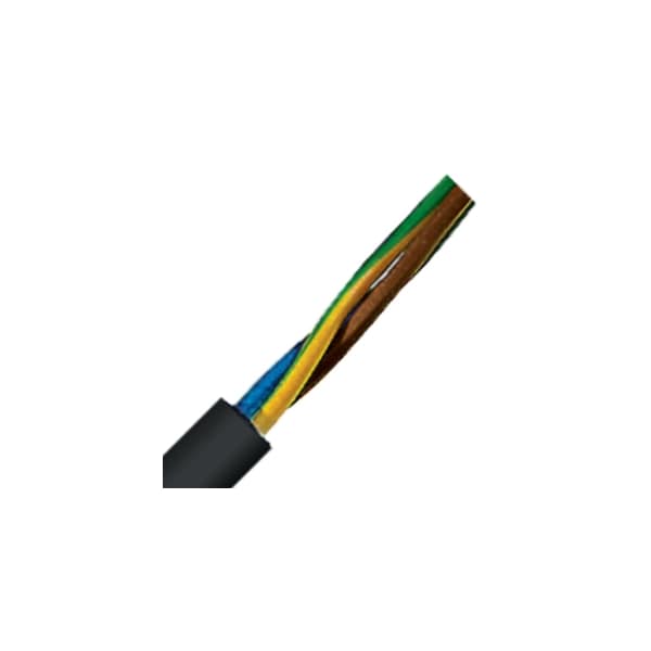 Lapp Group Portable Cord, SOOW, 14 AWG, 4 C, Black, Neoprene, Stranded, 750V - 321404