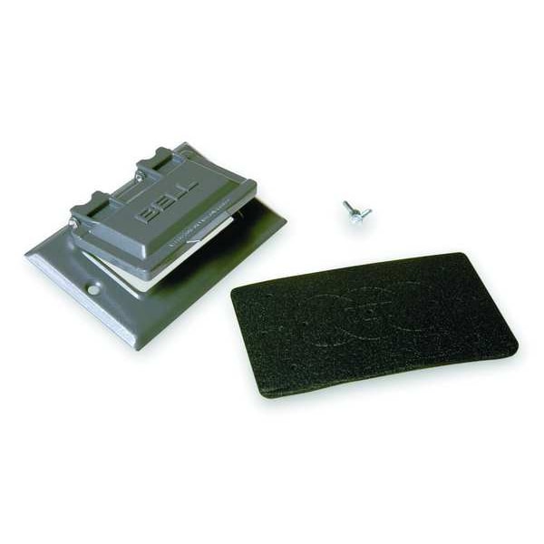 Bell Outdoor Weatherproof Cover, 1 Gang, Flip/Snap Cover - 5101-0