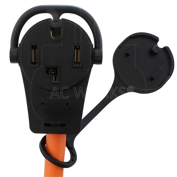 Ac Works 1FT 30 Amp 14-30 Piggy-Back Plug to 6-20 Connector Adapter Cord - PB1430620
