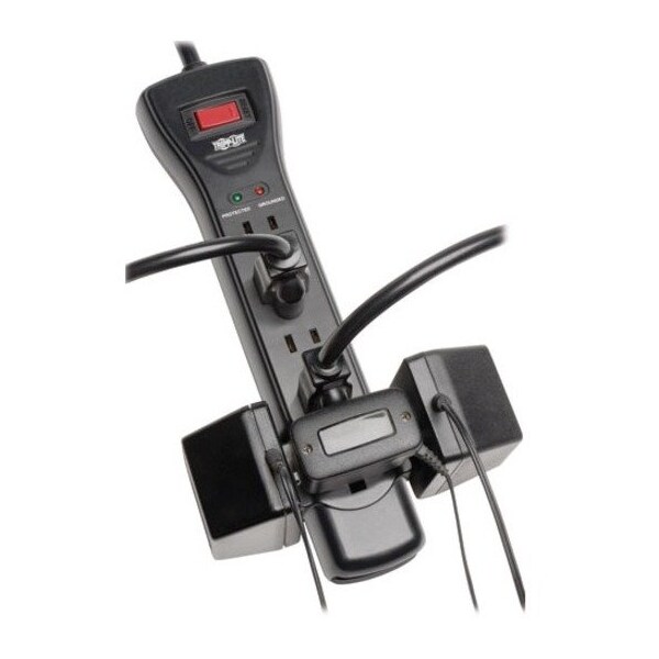 Tripp Lite Surge Protector, 7 Outlet, 2160 Joules, 7' Cord, Black - TRPSUPER7B