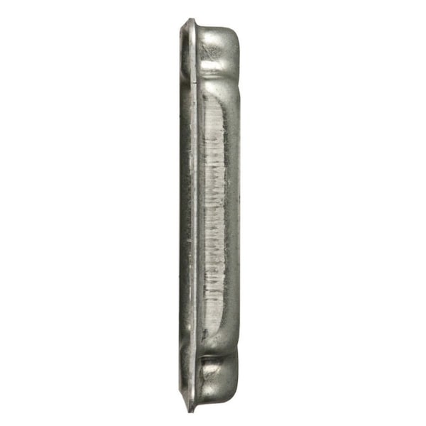 Raco Electrical Box Cover, Square Box Type, 2 Gangs, Square, Galvanized Zinc, Single Receptacle Cover - 812C