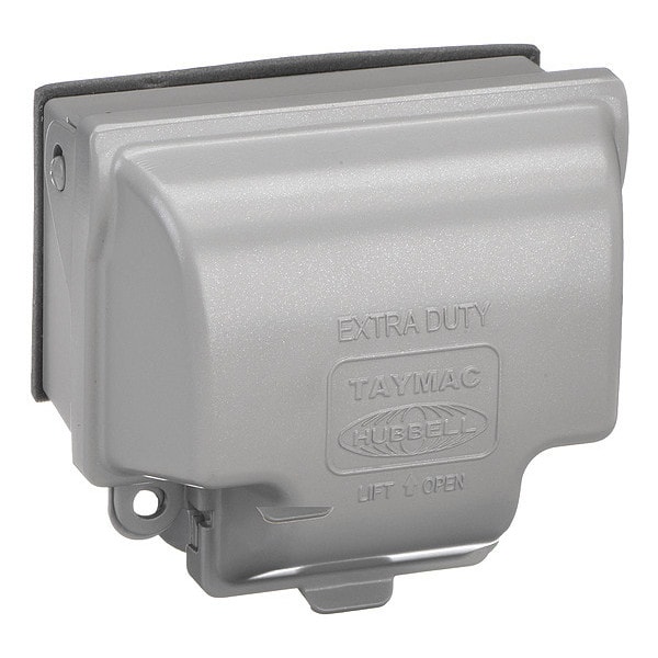 Taymac Weatherproof Cover, Single Gang Box Type, 1 Gang, Aluminum, In-Use Cover - MX3300