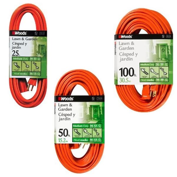 Coleman Cable Woods-Div. Outdoor Vinyl Extension Cord - WO38276