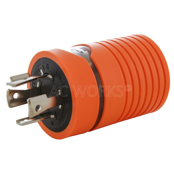 Ac Works Adapter 4-Prong 20A 125/250V NEMA L14-20P Plug to L6-20R 20A 250V Connector - ADL1420L620