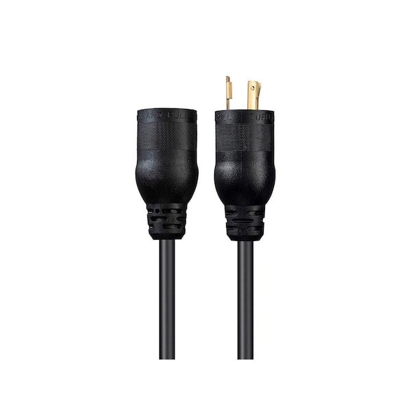 Monoprice Heavy Duty Extension Cord - Locking NEMA L5-20P to NEMA L5-20R_ 12AWG_ - 35065
