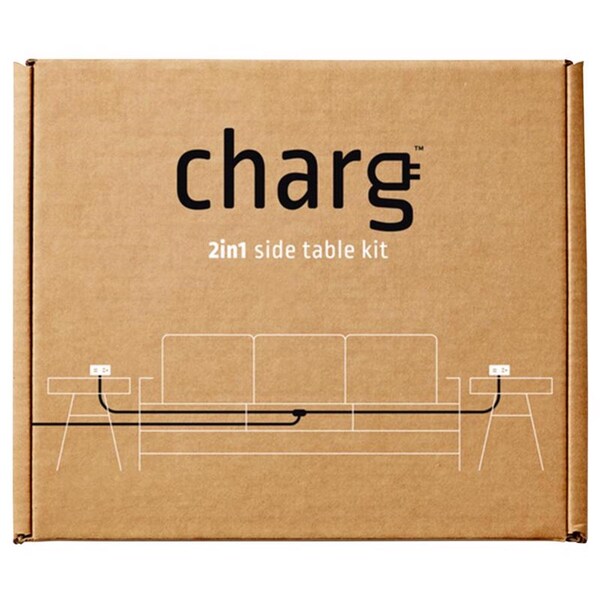 Charg 10 ft. L 2 outlets Power Hub w/USB ports White - BE03806A1065S