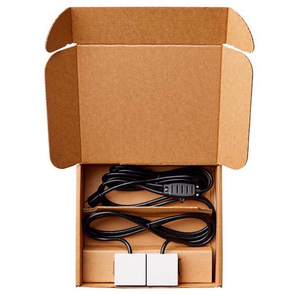 Charg 10 ft. L 2 outlets Power Hub w/USB ports White - BE03806A1065S
