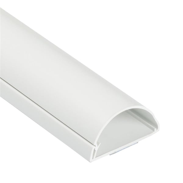 Ezgeneration 39 in. PVC Cord Cover, White - EZ2514758