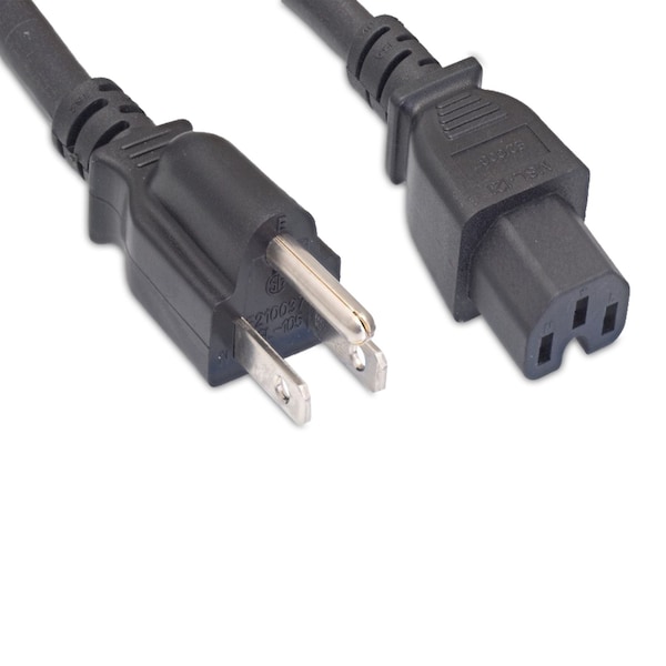 Enet Enet 5-15P To C13 10Ft Black Standard Power Cord/Cable Nema 5-15P To - N515-C15-10F-ENC
