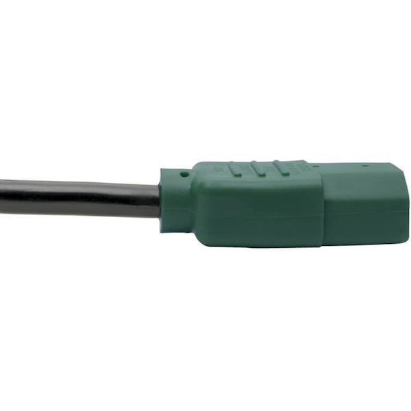 Tripp Lite Power Cord, 5-15P to C13, 10A, 18AWG, 4ft - P006-004-GN