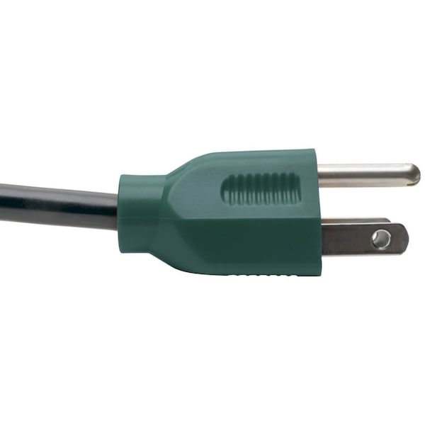 Tripp Lite Power Cord, 5-15P to C13, 10A, 18AWG, 4ft - P006-004-GN
