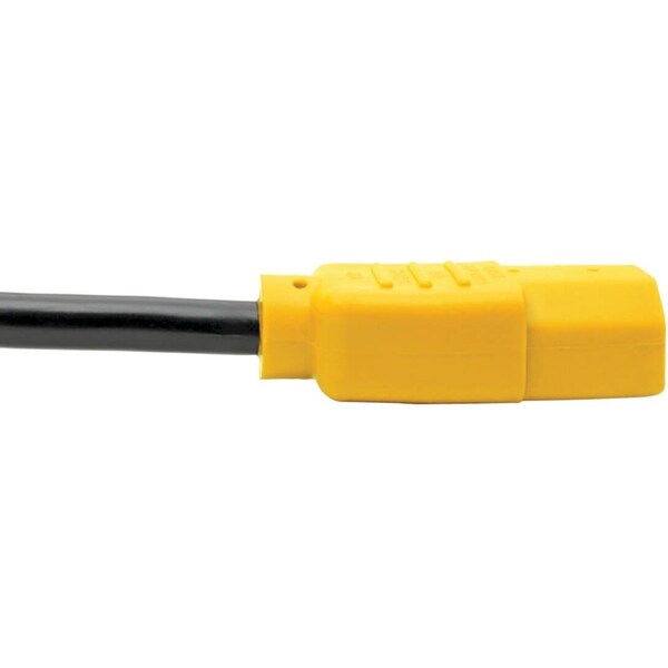 Tripp Lite Power Cord, 5-15P to C13, 10A, 18AWG, 4ft - P006-004-YW