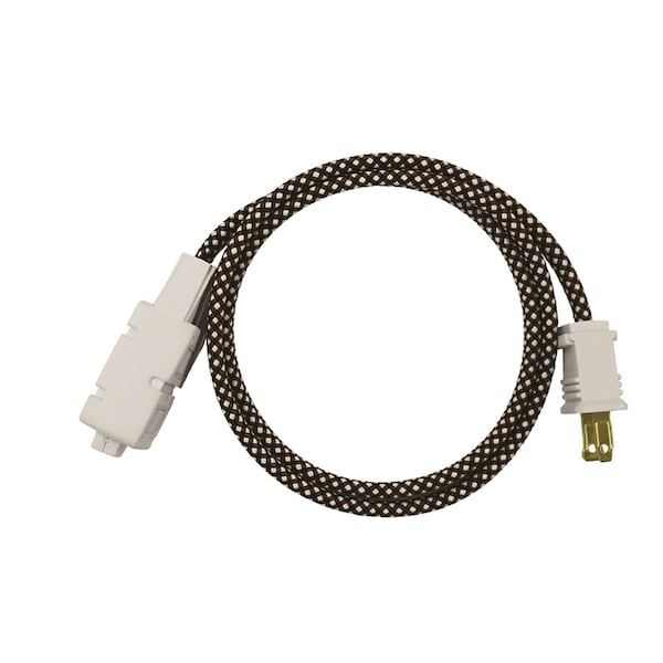Fabcordz Extension Cord, 16 AWG, 16/2, 6 ft - FW-201BRD-BWB