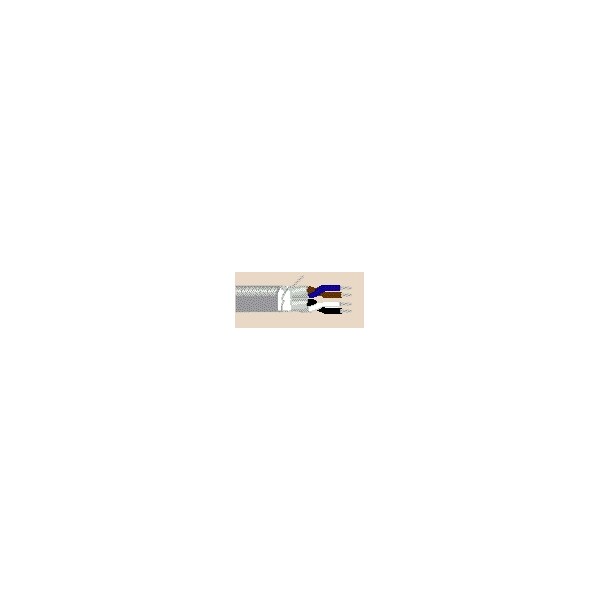 Belden Multi-Conductor Cable, 16 AWG, 4 C, Gray, PVC, Stranded, 300V AC - 3086A U3R1000
