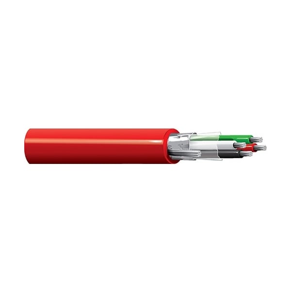 Belden Multi-Conductor Cable, 18 AWG, 3 C, Red, FEP, Stranded, 300V AC - 88770 0025000