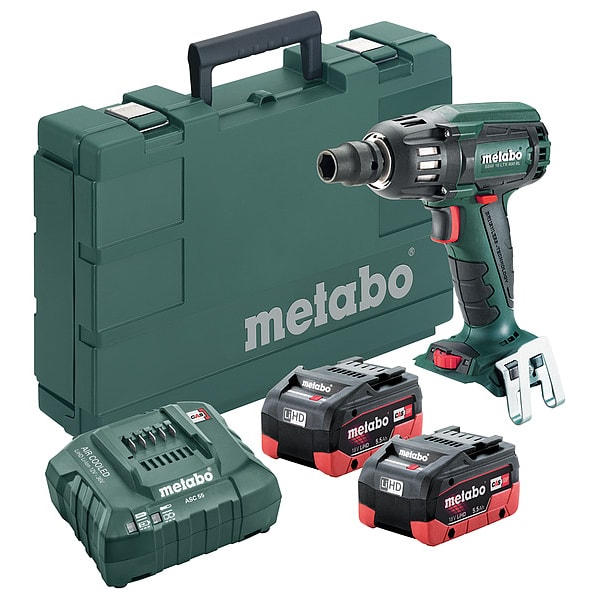 Metabo 18V 1/2" - SSW18 LTX 400 BL 2x 5.5Ah LiHD kit