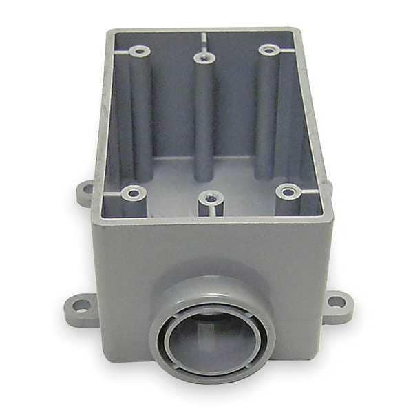 Cantex Weatherproof Electrical Box, 22.5 cu in, FSE Box Type, 1 Gang, PVC - 5133363