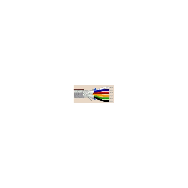 Belden Multi-conductor Cable, 24 AWG, 15 C, Chrome, PVC, Stranded, 30V AC, Indoor - 9936 0601000