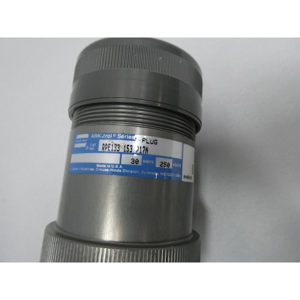 Crouse Hinds ARK-TROL 30A AMP 250V-AC PLUG - RPE133 153 P17N
