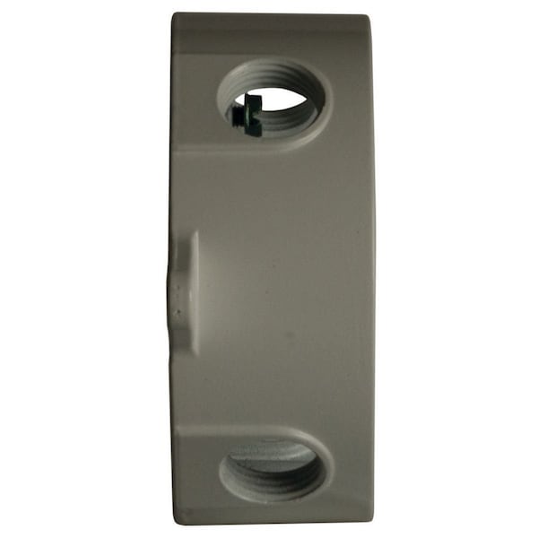Bell Outdoor Weatherproof Electrical Box, 16 cu in, Splice Box Type, 2 Gangs, Aluminum, Round Shape - 5361-0