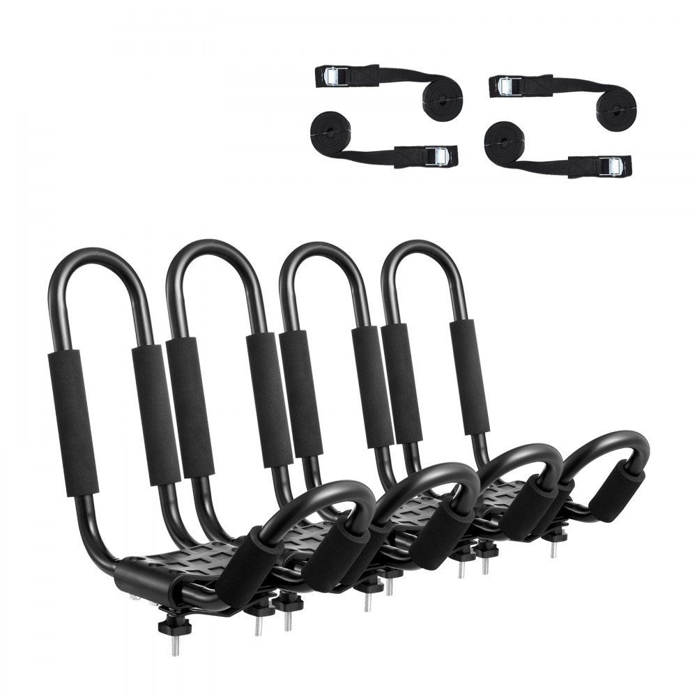 VEVOR Kayak Roof Rack 4 Pairs Soft Roof Rack Carrier for kayak SurfBoard Car SUV - JXBKZDKHJG4J6TEJQV0