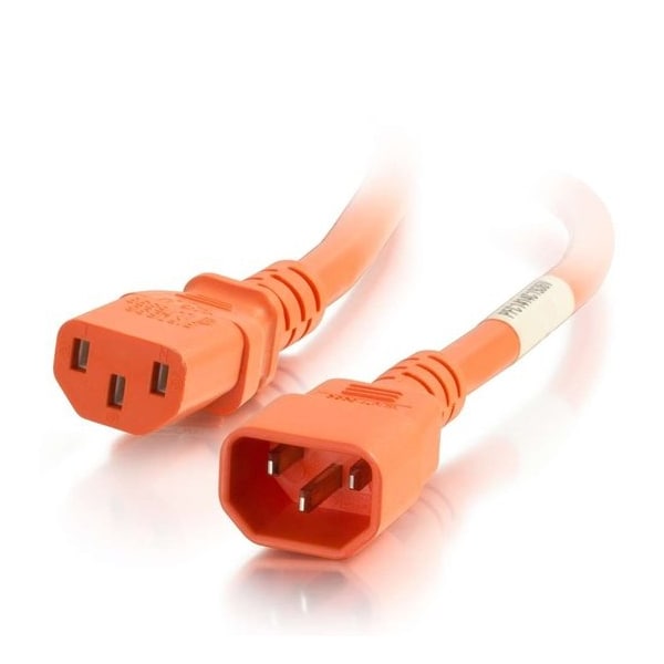 C2G 10Ft C14 To C13 18/3 Sjt Orange - 17518