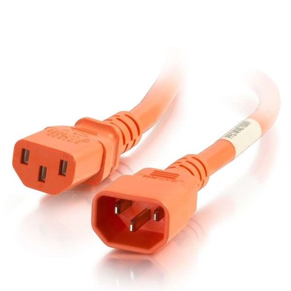 C2G 10Ft C14 To C13 18/3 Sjt Orange - 17518