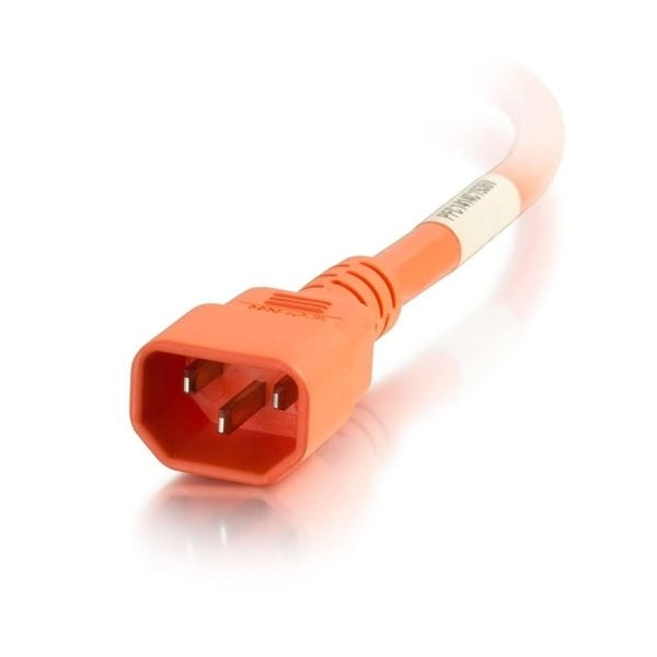 C2G 10Ft C14 To C13 18/3 Sjt Orange - 17518
