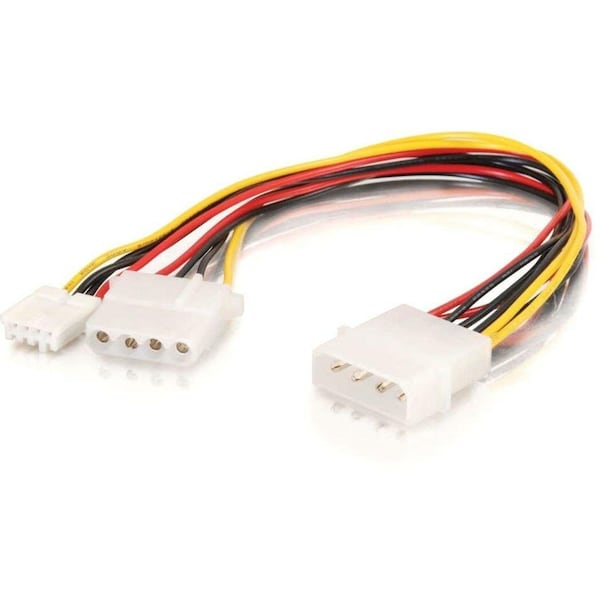 C2G 10In One 5.25In To One 3.5In w/ One 5.25In Internal Power Y-Cable - 03164