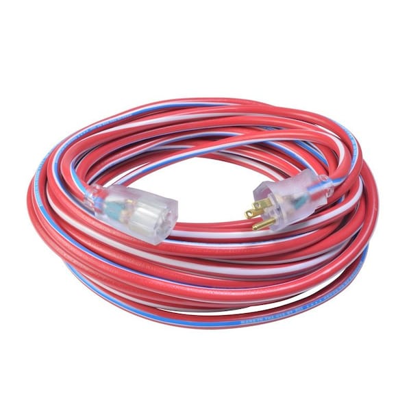 Coleman Cable SJTW Extension Cord, 12 AWG, Indoor/Outdoor, 12/3, 100 ft - 2549SW0041
