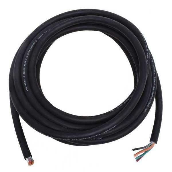 Zoro Select Portable Cord, SOOW, 14 AWG, 5 C, Black, Rubber, Stranded, 600V, Indoor/Outdoor - E3644