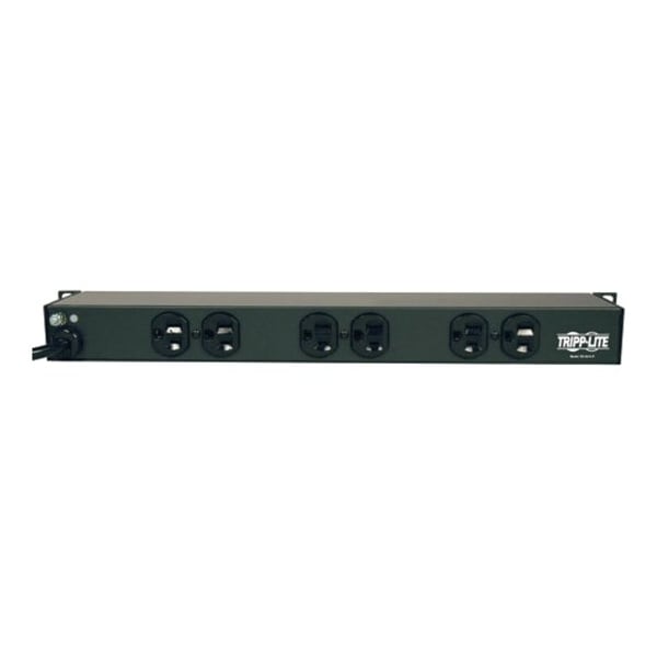 Tripp Lite PDU, 120V, 6 Outlet, 15 ft., Black - RS-0615-R