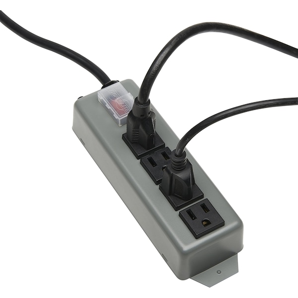 Tripp Lite Power Strip, 4 out, industrial, 6ft cord - UL603CB-6