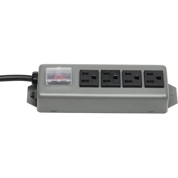 Tripp Lite Power Strip, 4 out, industrial, 6ft cord - UL603CB-6
