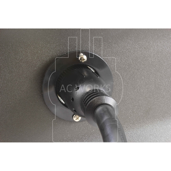 Ac Works 1FT STW 12/3 15A to 20A 125V UL Listed Adapter Cord 20A T-blade - 515520-012UL