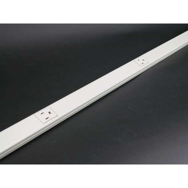Legrand Prewired Raceway, 15A, 6 Outlet, White - WH20GB612