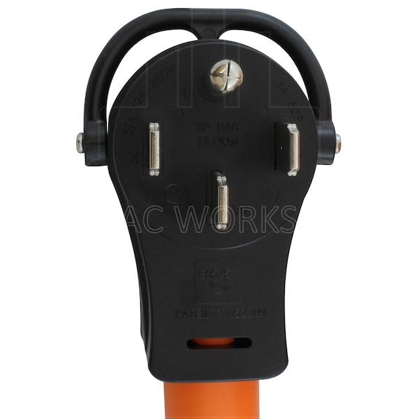 Ac Works 25ft RV/ EV/ Generator 50A 125/250V NEMA 14-50 Power Cord With Handles - 1450PR-025