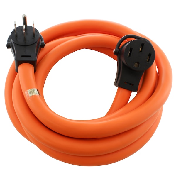 Ac Works 25ft RV/ EV/ Generator 50A 125/250V NEMA 14-50 Power Cord With Handles - 1450PR-025