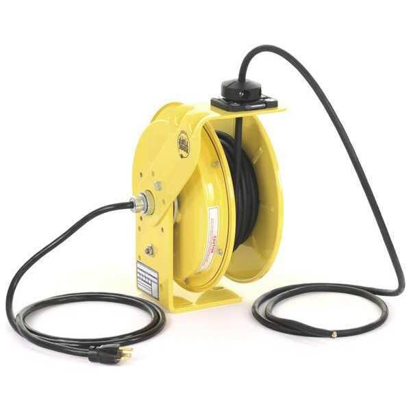 K & H Industries 25 ft. 12/3 Retractable Cord Reel 120VAC Voltage - RTBB3L-WW-J12F
