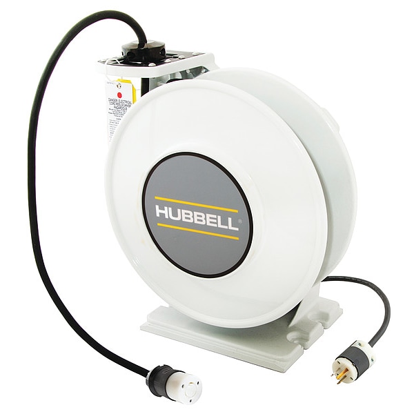 Hubbell Wiring Device-Kellems Extension Cord Reel 20.0 A Amps 0 Outlets 125V AC Voltage - HBLI45123TL20