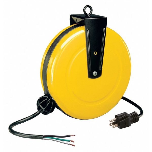 Lumapro 25 ft. Extension Cord Reel 10 Amps 0 Outlets 125VAC Voltage - 436H02