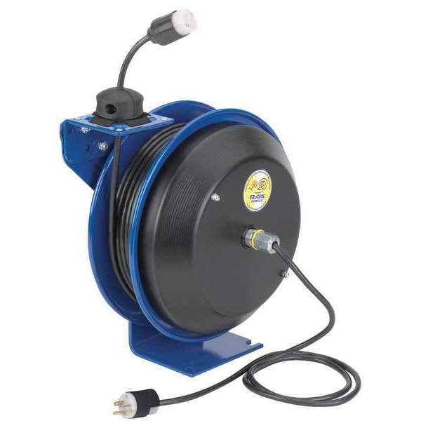 Coxreels 50 ft. 16/3 Retractable Cord Reel 13.0 Amps 1 Outlets 120VAC Voltage - EZ-PC13-5016-A