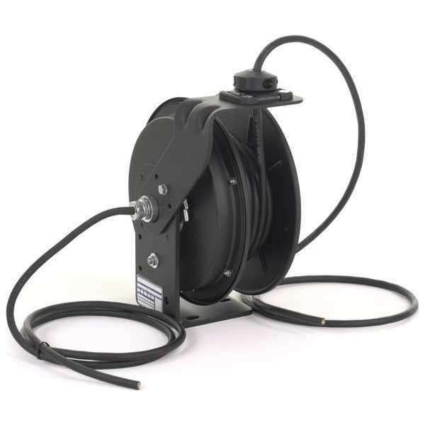 Kh Industries 25 ft. 12/3 Extension Cord Reel 20 Amps 0 Outlets 120VAC Voltage - RTBB3LB-WW-J12F