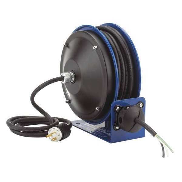 Coxreels 30 ft. 16/3 Retractable Cord Reel 13.0 Amps 0 Outlets 120VAC Voltage - PC10-3016-X