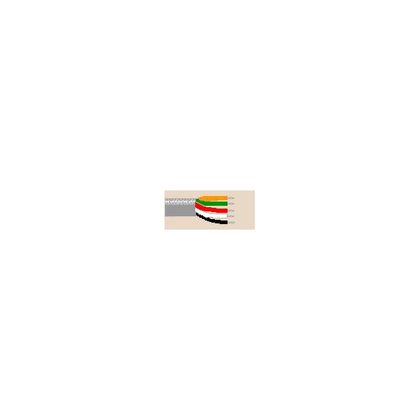 Belden Multi-Conductor Cable, 14 AWG, 5 C, Chrome, PVC, Stranded, 600V AC, Indoor - 9623 0601000