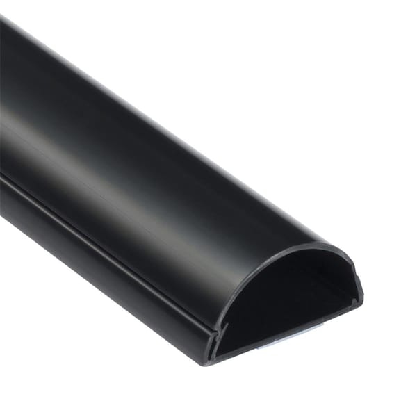 Ezgeneration 39 in. Maxi PVC Cord Cover, Black - EZ2739252