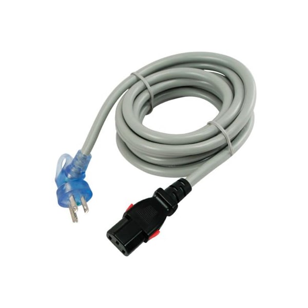 Conntek Conntek 27213-5, 10', 13-Amp, Locking Hospital Cord, 5-15P 5.0' Clock Angle to IEC 320 C13 - 27213-5
