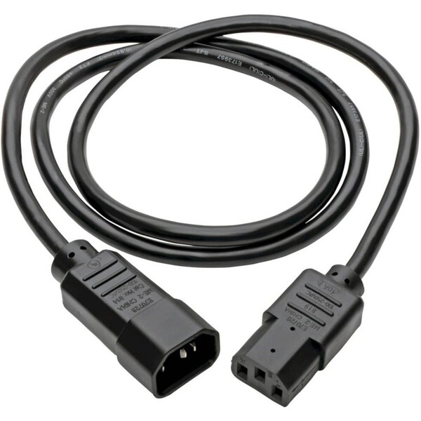 Tripp Lite Power Cord, C14 to C13, 10A, 18AWG, 3ft - P004-003