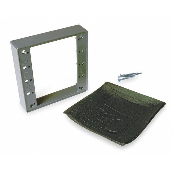 Bell Outdoor Extension Box, 2 Gangs, Aluminum - 5407-0