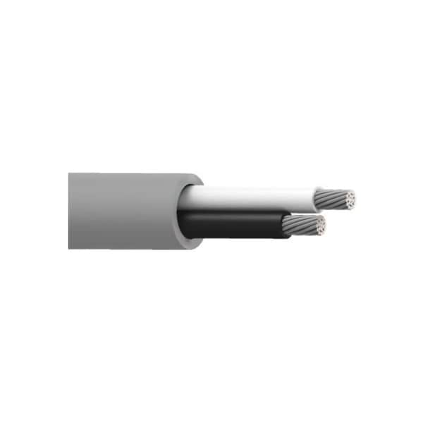 Belden Multi-Conductor Cable, 20 AWG, 2 C, Gray, PVC, Stranded, 300V AC - 8205MN 0081000